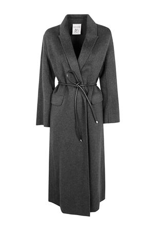 Grey double-breasted coat SEMI COUTURE | Y5WV57Y490